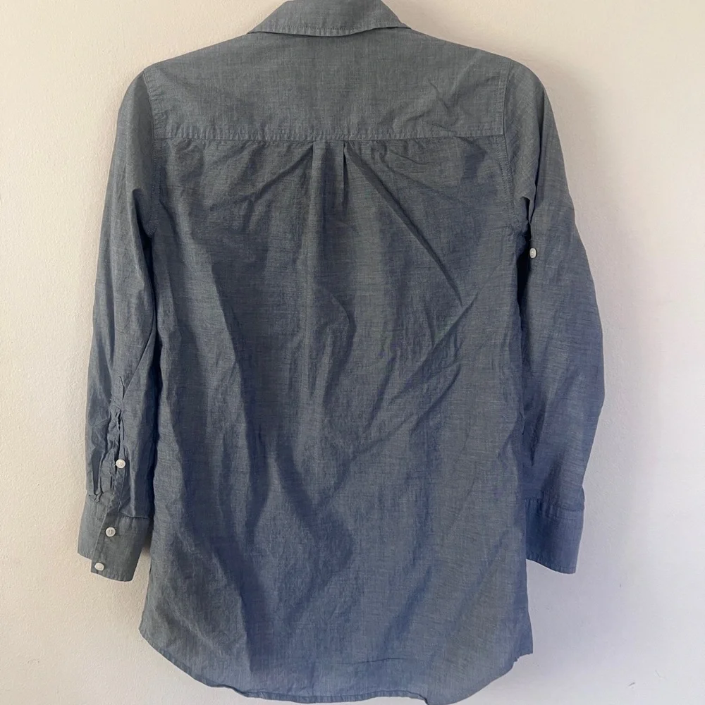 J. Crew Blue Casual Button Down Shirt with Long Sleeves 310
